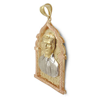 Framed Malverde Pendant (14K) Popular Jewelry New York