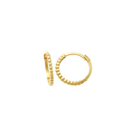 Gold Ball Huggie Earrings (14K)