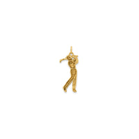 Male Golfer Pendant (14K)