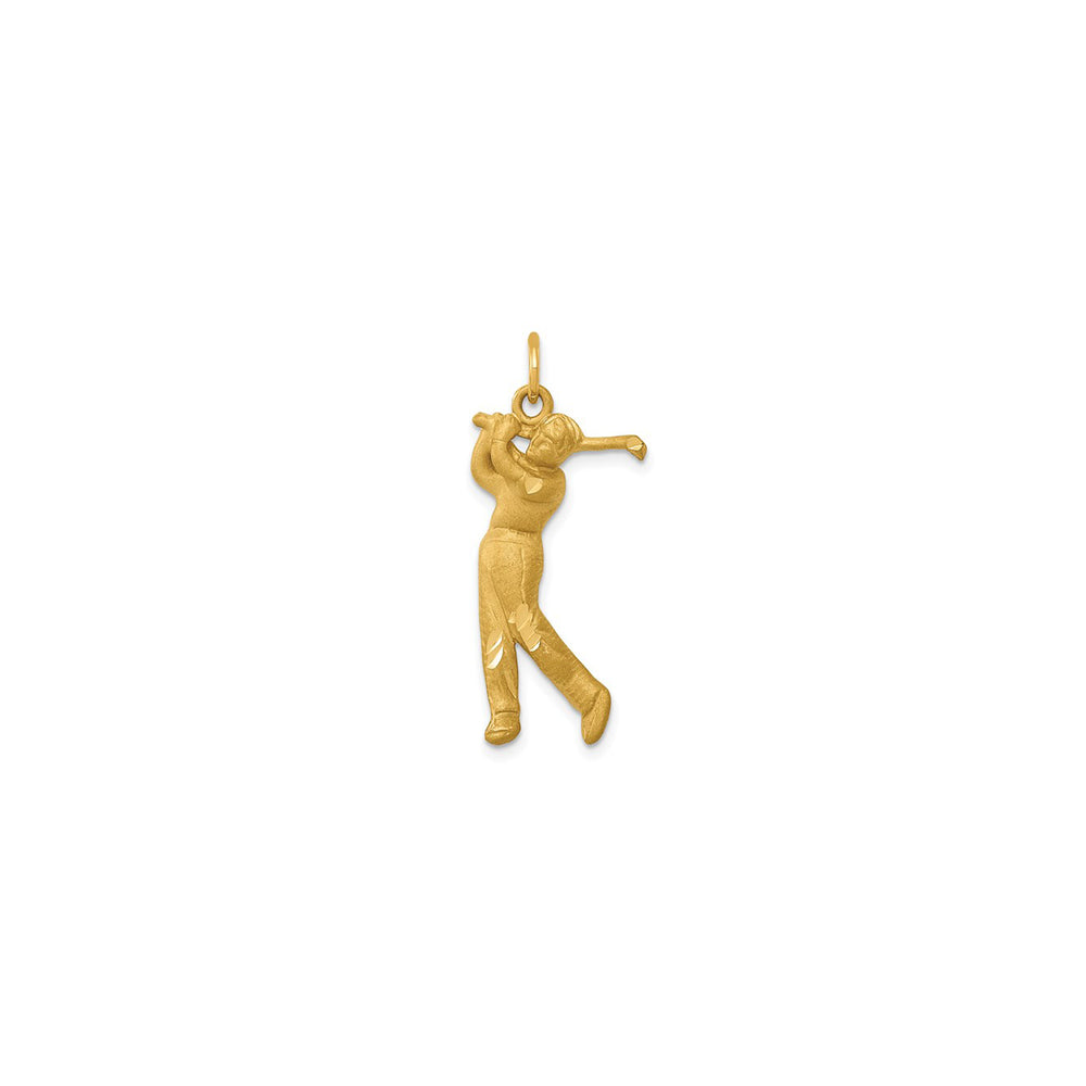 Male Golfer Pendant (14K)