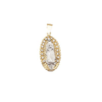 Two-Tone CZ Guadalupe Pendant (14K)