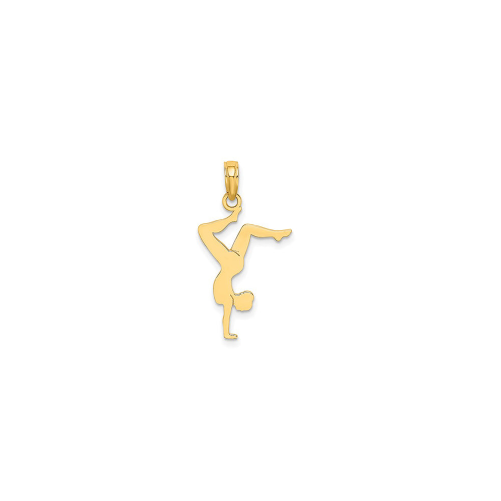 Gymnast Pendant (14K)