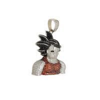 Güzgülü Goku CZ Kulon (Gümüş) Popular Jewelry New York