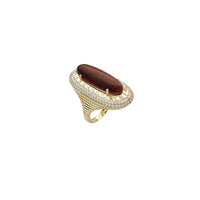 Goldstone Finger Ring (14K)