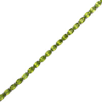 Green Gem Bracelet (Silver)