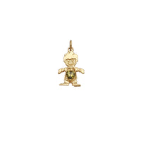 Green Stone Boy Pendant (14K) Popular Jewelry New York