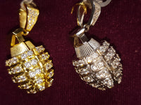Iced-Out Grenade Pendant Silver - Lucky Diamond 恆福 珠寶 金 行 New York City 169 Canal Street 10013 Tindahan sa alahas Playboi Charlie Chinatown @luckydiamondny 2124311180