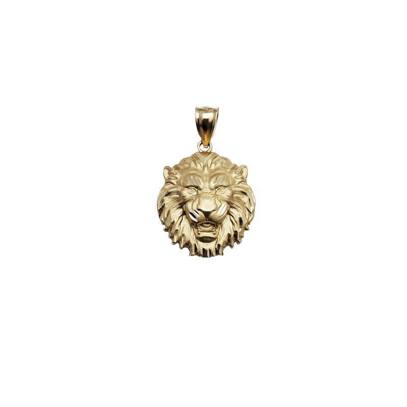 Lion Head Pendant (14K)