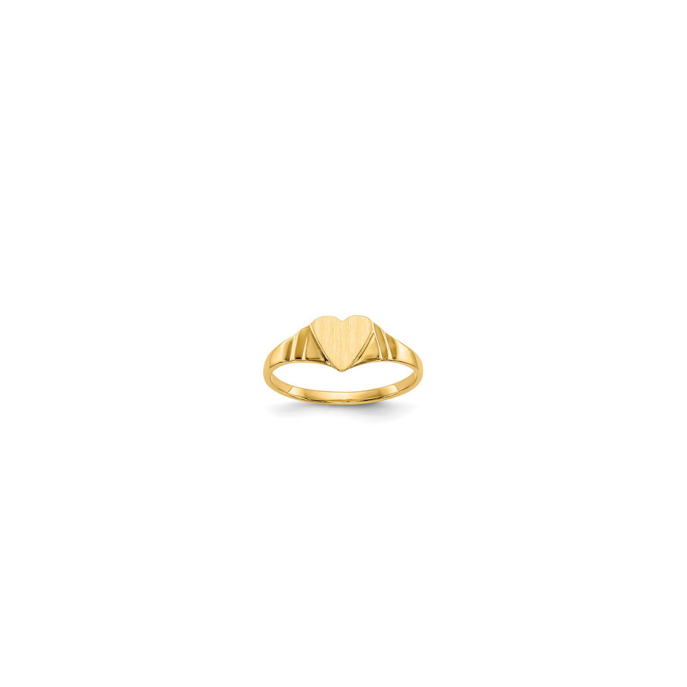 Baby-Sized Heart Signet Ring (14K)