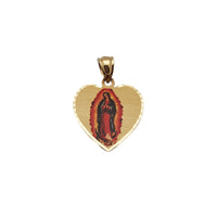 Virgin Mary Heart Pendant (14K)
