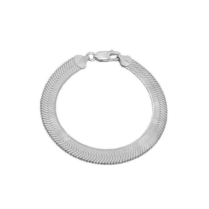 Herringbone Bracelet (Silver)