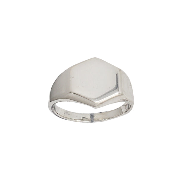 Hexagon Signet Ring (Silver)