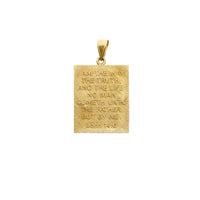 Halo Jesus Head Rectangle Pendant (14K) Popular Jewelry New York