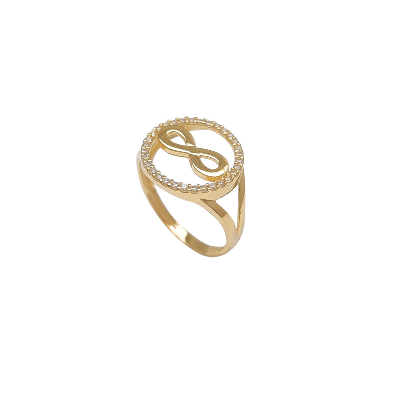 Halo Pave Infinity Ring (14K) Popular Jewelry New York