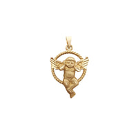 ចិញ្ចៀនទេវតាទារក Halo Roped (14K) Popular Jewelry ញូវយ៉ក