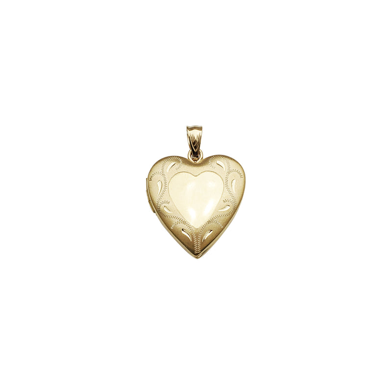 Heart Shape Locket Pendant (14K)