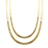 Cadena d'herringbone (14K) Popular Jewelry nova York