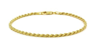 Hollow Rope Anklet (14K)