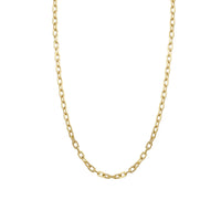I-Hollow Cable Chain 22 inches (14K) Popular Jewelry I-New York