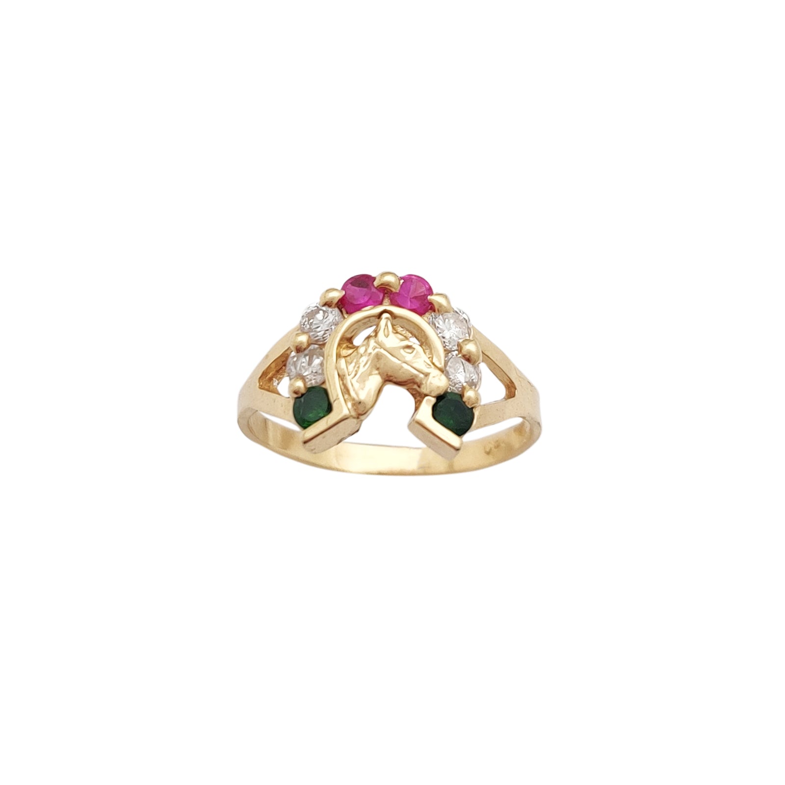 Horseshoe_HorseHeadRing_14K_14 Horseshoe_HorseHeadRing_14K_14