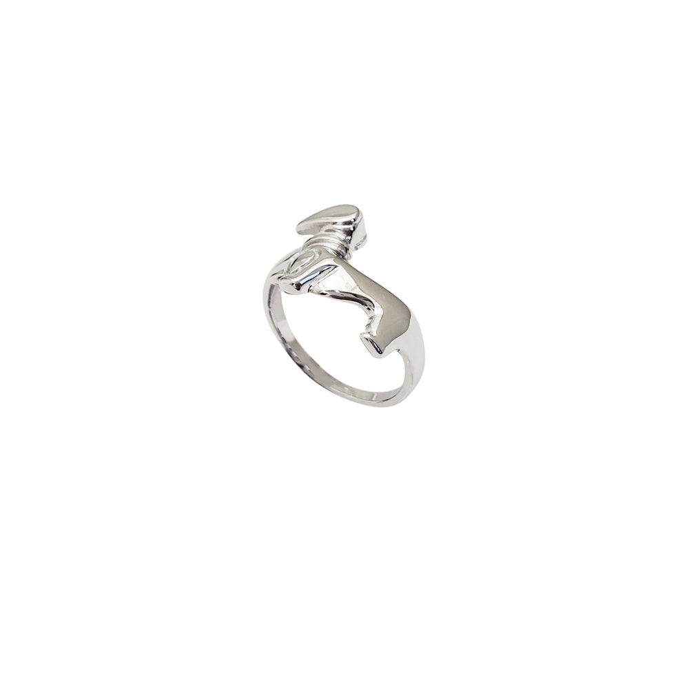 Hot Dog Dog Ring (Silver)
