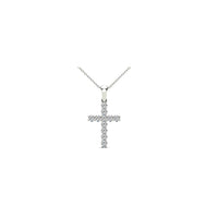 Iced-Out Diamond Cross Pendant (14K)