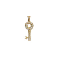 Iced-Out Key Pendant (14K)