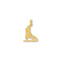 Texture Ice Skate Pendant (14K)
