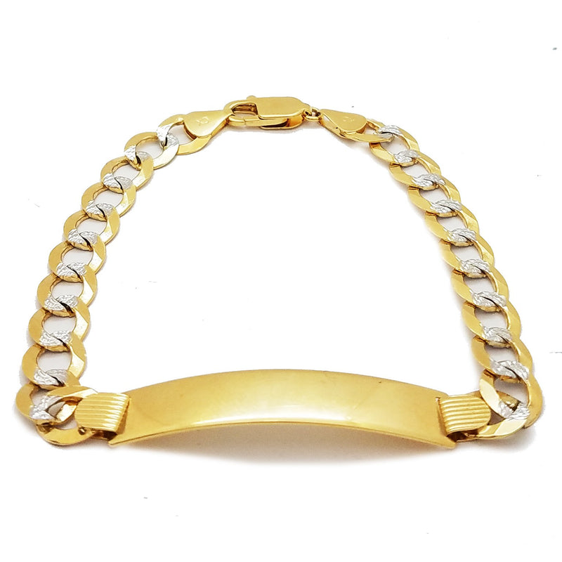 Italian Cuban ID Bracelet (14K) Popular Jewelry - New York