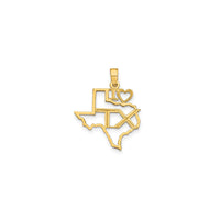 I Love Texas Pendant (14K)