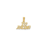 I Love Racing Pendant (14K)