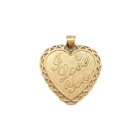 I Love You Heart Pendant (14K) Popular Jewelry New York