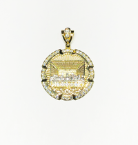 The Last Supper Iced-Out Medallion Pendant (14K)