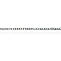 Jednoredna okrugla dijamantna teniska narukvica (14K)