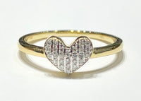 Heart Diamond Ring (14K).