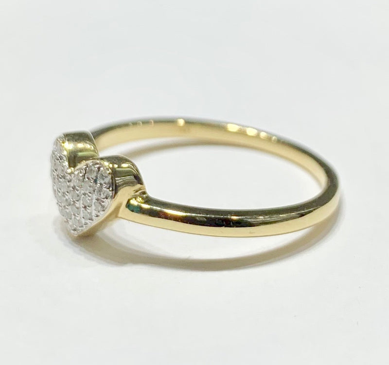 Heart Diamond Ring (14K).