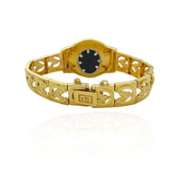 Horse Shoe Fluorite CZ Bracelet (14K).