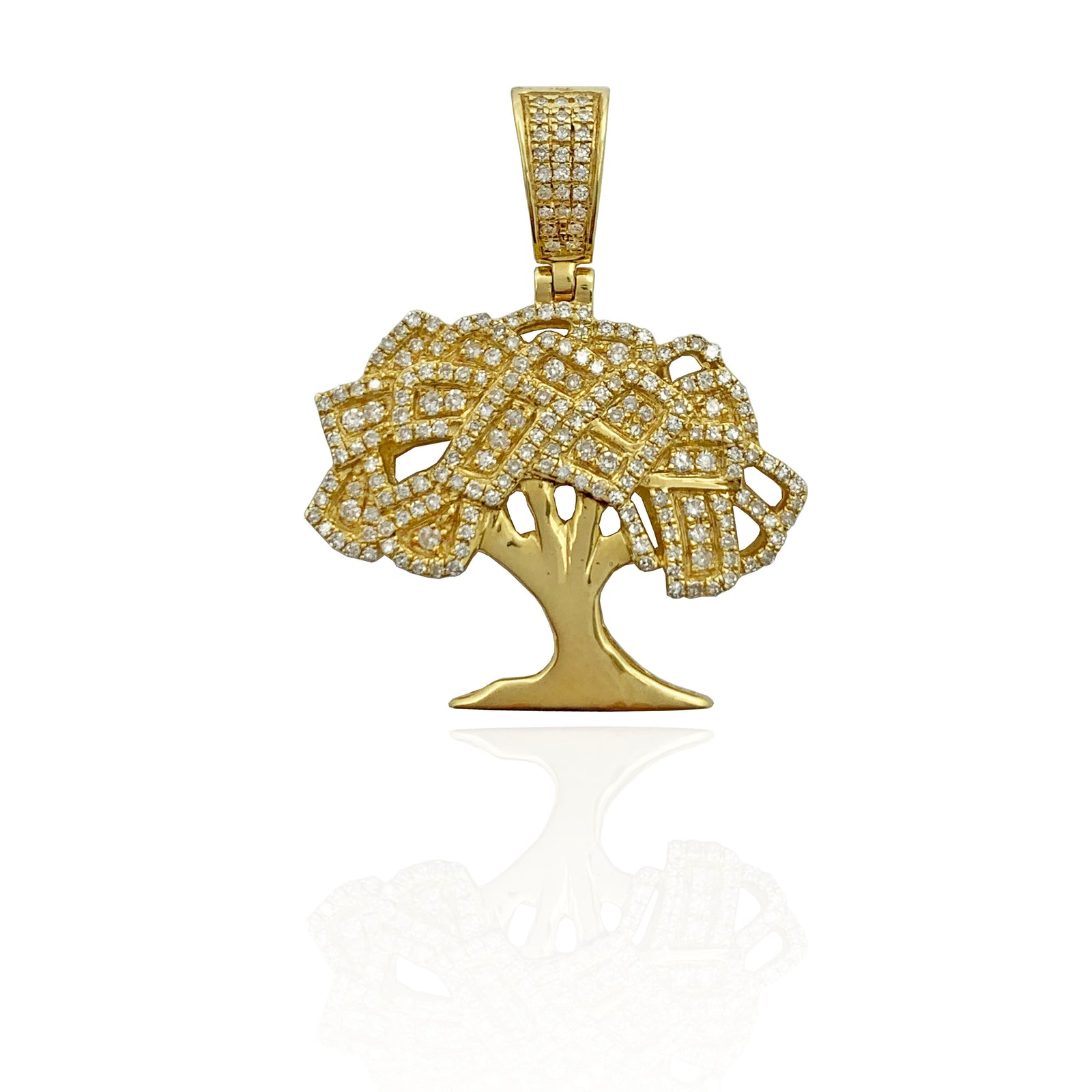 money tree pendant Diamond Money Tree Pendant (14K)
