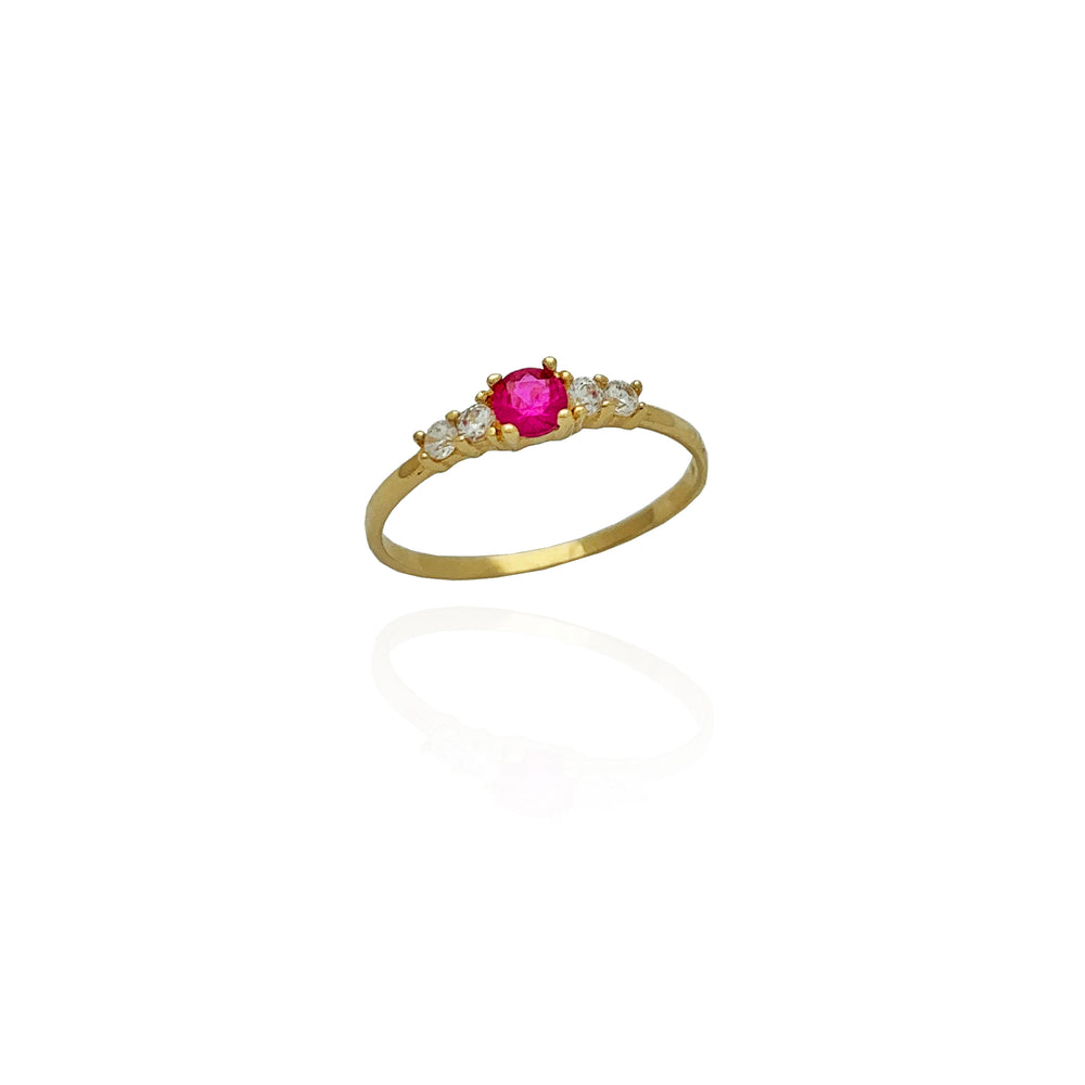 Baby-Sized October Birthstone Ring (14K)
