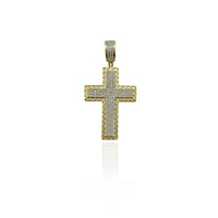 Diamond Cross Pendant (10K).