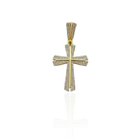 Diamond Cross Pendant (10K).