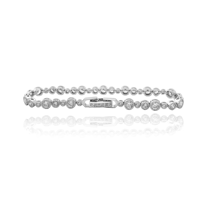 UwU Gemstone Bracelet (Silver)