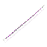 UwU Purple Gemstone Bracelet (Silver)