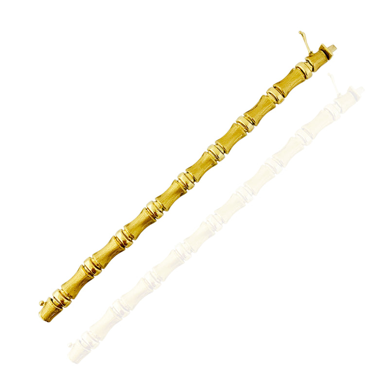 Bamboo Reed Bracelet (14K)