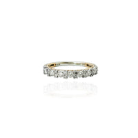 Two-tone Diamond Wedding Ring (14K).