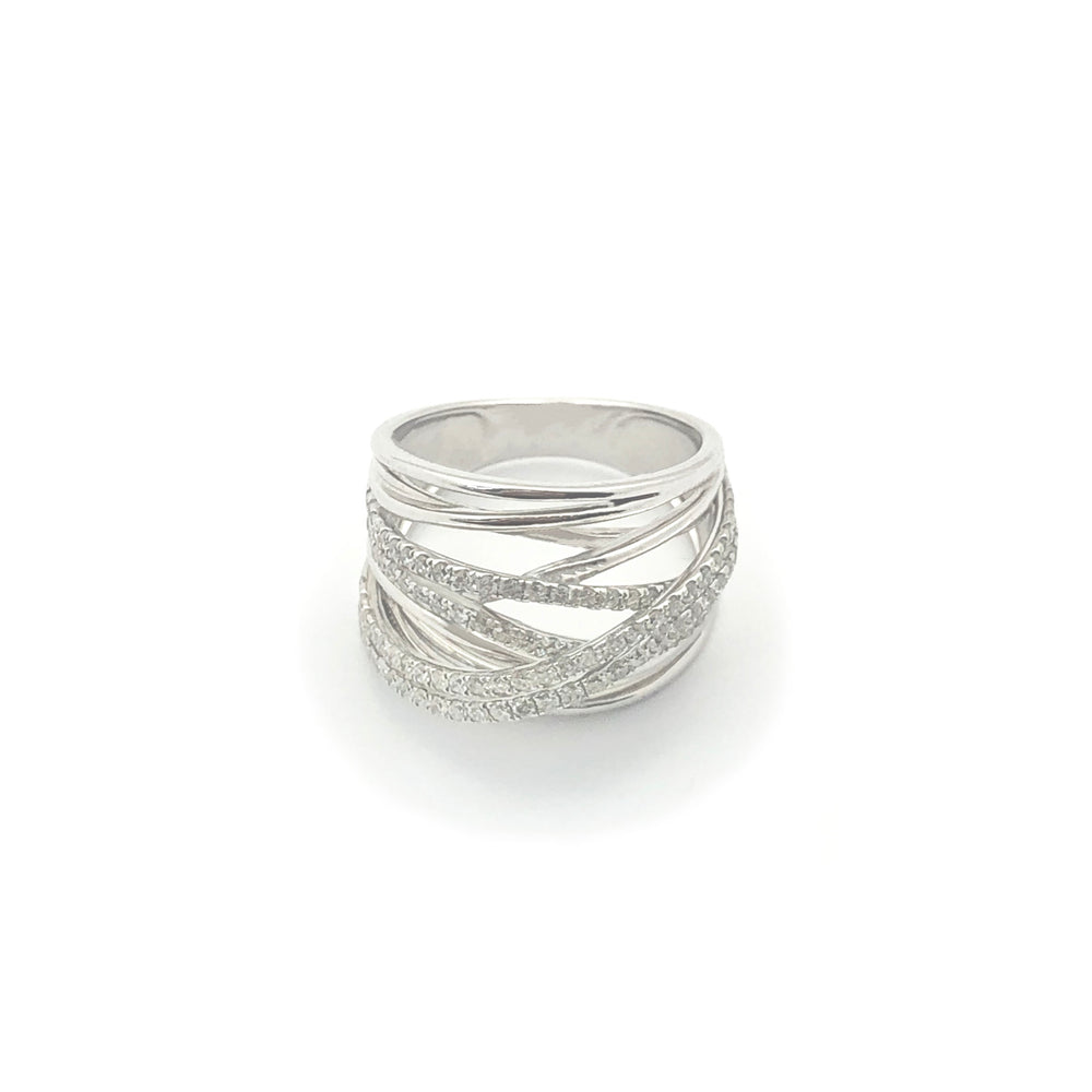 Entangled Cocktail Diamond Ring (14K)