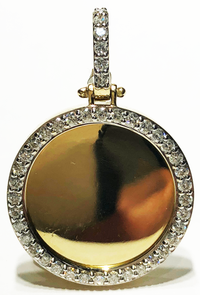 Ang Diamond Medallion Pendant (10K)