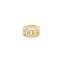 Iced-Out Cuban-Link Ring (10K & 14K)