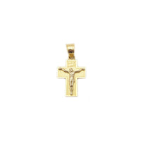 Two-Tone "INRI" Cross Pendant (14K)