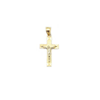 Two-Tone Cross Pendant (14K)